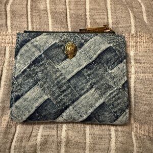 Kurt Geiger denim mini Kensington wallet. Excellent condition. Great wallet